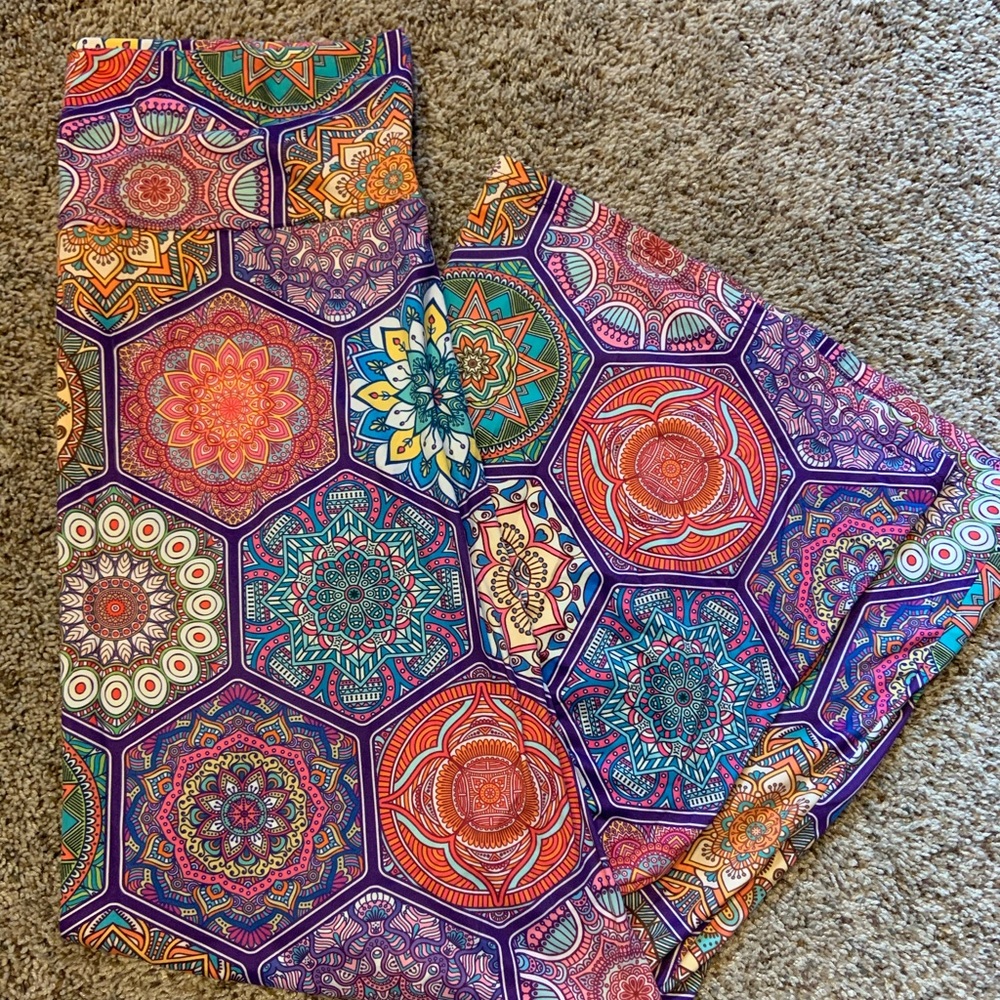 Agnes & Dora Mandala Print Maxi Skirt